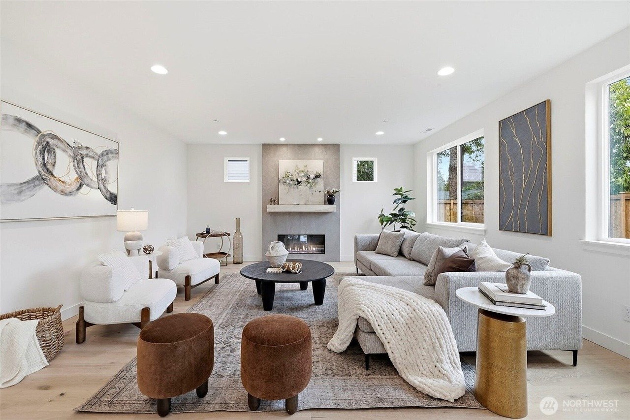 Fully furnished living room